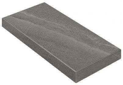 Керамогранит Italon Контемпора Карбон 33x120 ступень угловая правая в Оренбурге