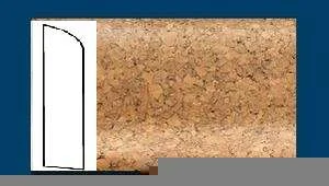 Плинтус пробковый ArtCorkDesing С 106 (Колер 8) 10х60х910 мм в Оренбурге