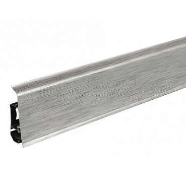 Плинтус пластиковый Arbiton INDO70 17 Алюминий 2,5 м в Оренбурге