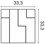 Декоративная панель Orac W102 (33.3x33.3x2.5 см) в Оренбурге