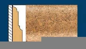 Плинтус пробковый ArtCorkDesing С 103 (Колер 8) 12х65х910 мм в Оренбурге