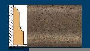 Плинтус пробковый ArtCorkDesing С 103 (Колер 7) 12х65х910 мм в Оренбурге
