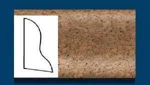 Плинтус пробковый ArtCorkDesing С 102 (Колер 9) 20x40x910 мм в Оренбурге