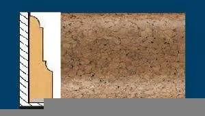 Плинтус пробковый ArtCorkDesing С 103 (Колер 9) 12х65х910 мм в Оренбурге