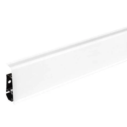 Плинтус пластиковый Arbiton INDO70 01 Белый блеск 2,5 м в Оренбурге