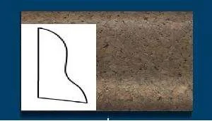 Плинтус пробковый ArtCorkDesing С 102 (Колер 7) 20x40x910 мм в Оренбурге