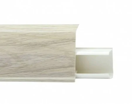 Пластиковый плинтус Royce №526 Дуб Орегон (55х23х2200мм) в Оренбурге