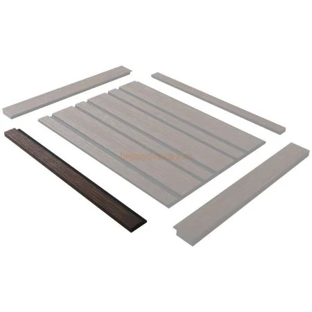 Финишный молдинг LF124A BR396K правый декорированный (42х12х2700мм) в Оренбурге