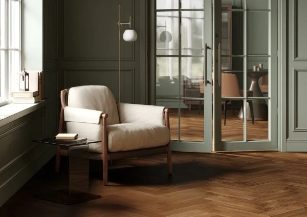 Паркетная доска Quartz Parquet Штучный паркет Орех Американский 44-400-29 в Оренбурге