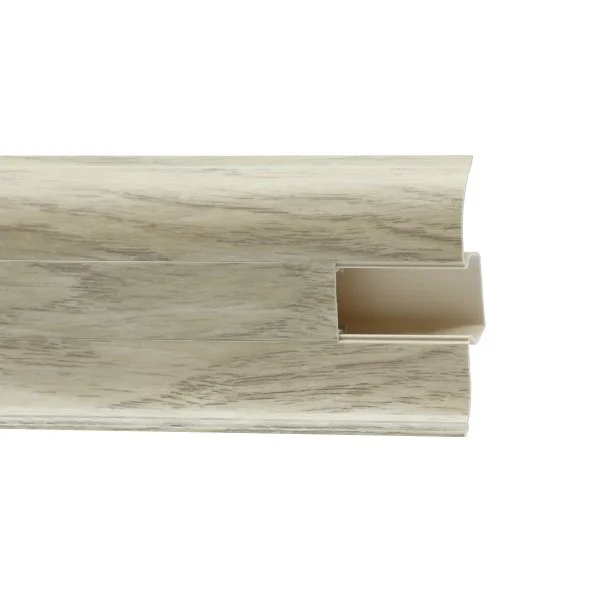 Пластиковый плинтус Royce №853 Дуб Супрема (58х22х2200мм) в Оренбурге