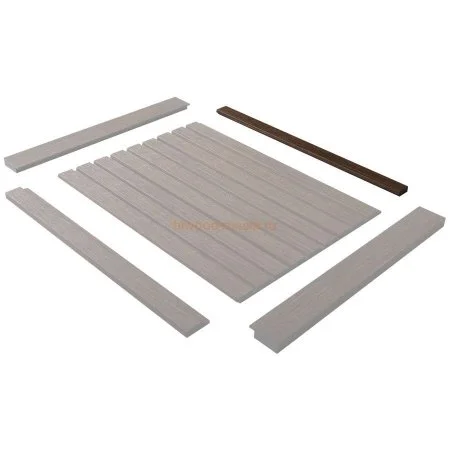 Финишный молдинг LF124B BR396 левый декорированный (31х12х2700мм) в Оренбурге