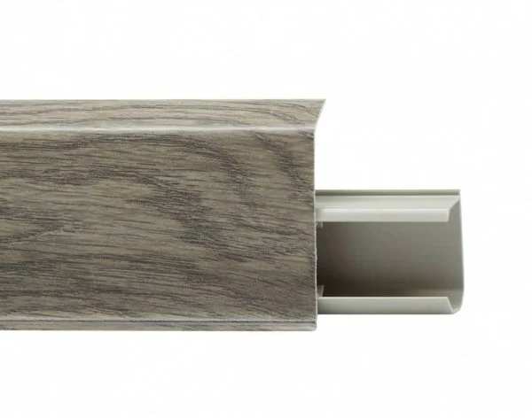 Пластиковый плинтус Royce №532 Дуб Рустикальный (55х23х2200мм) в Оренбурге