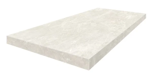 Керамогранит Coliseum Да Винчи Уайт Ступень угловая левая (Натуральный, 33х60) в Оренбурге