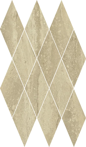 Керамогранит Italon Шарм Эдванс Травертино 28х48 мозаика Даймонд (Люкс) в Оренбурге