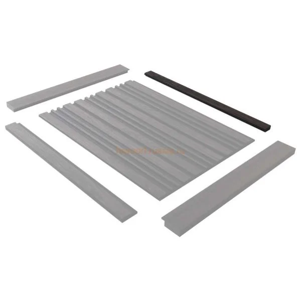 Финишный молдинг LF124B BR395K левый декорированный (31х12х2700мм) в Оренбурге