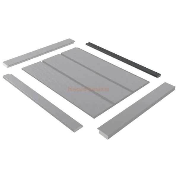 Финишный молдинг LF124B GR15K левый декорированный (31х12х2700мм) в Оренбурге