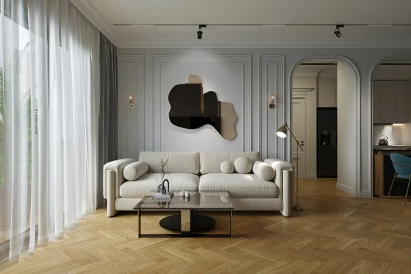 Паркетная доска Quartz Parquet Штучный паркет Вяз Кенигсберг 44-550-62 в Оренбурге