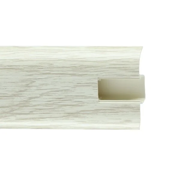 Пластиковый плинтус Royce №851 Дуб Льняной (58х22х2200мм) в Оренбурге