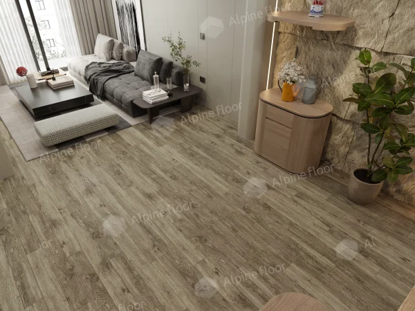 Каменно-полимерная плитка Alpine Floor Grand Sequoia Village Венге Грей ECO 11-807 4мм, 43 класс в Оренбурге