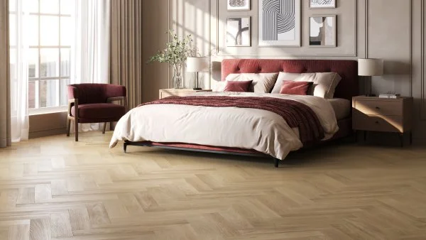 Паркетная доска Quartz Parquet Английская Ёлка Дуб Лимба 33-405 в Оренбурге