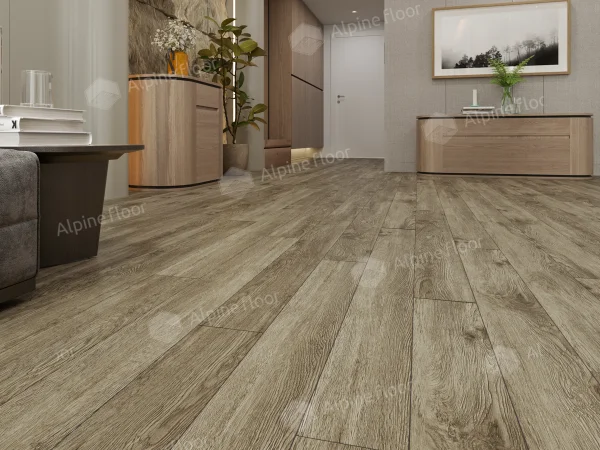 Каменно-полимерная плитка Alpine Floor Grand Sequoia Village Венге Грей ECO 11-807 4мм, 43 класс в Оренбурге