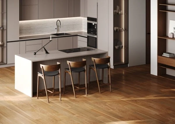 Паркетная доска Quartz Parquet Классик 5 мм Дуссия Африканская 550-63 в Оренбурге