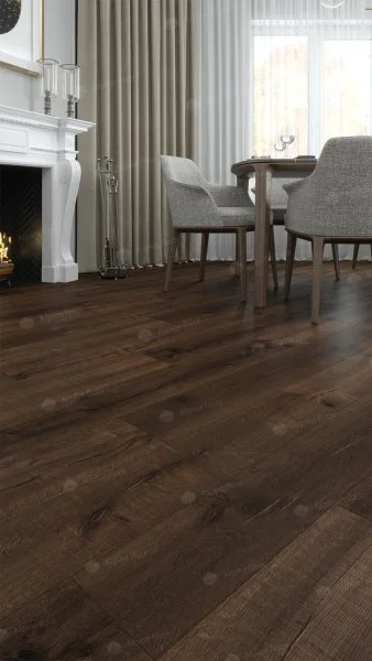 Каменно-полимерная плитка Alpine Floor Real Wood Дуб Мокка ECO 2-2, 6 мм 43 класс в Оренбурге