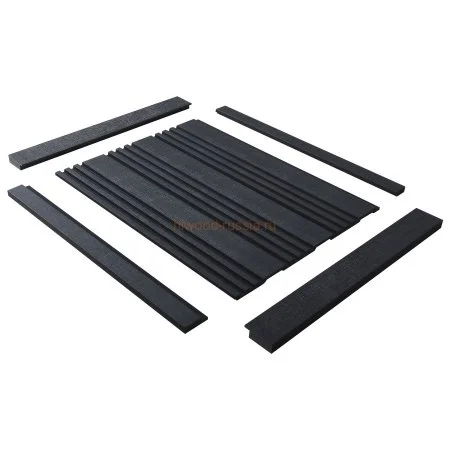 Финишный молдинг LF124A BK114K правый декорированный (42х12х2700мм) в Оренбурге