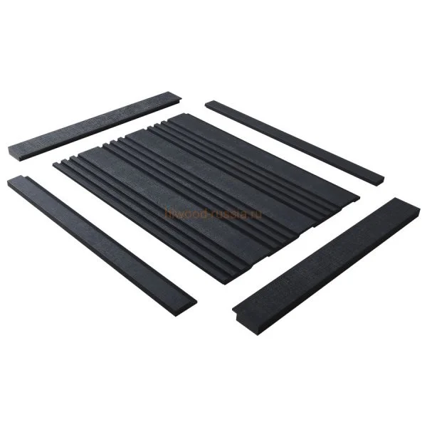 Финишный молдинг LF124B BK114K левый декорированный (31х12х2700мм) в Оренбурге