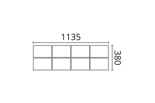 Декоративная панель NMC Arstyl Bump (113.5x38x4.3 см) в Оренбурге