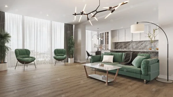 Каменно-полимерная плитка Alpine Floor Solo Ларгетто ECO 14-3, 3,5 мм 34 класс в Оренбурге