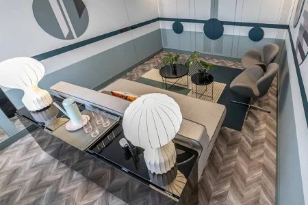 Пробковое покрытие CorkStyle Chevron Silver в Оренбурге