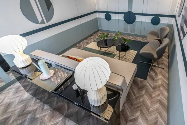 Пробковое покрытие CorkStyle Chevron Silver (1235*305*6 мм) HC в Оренбурге