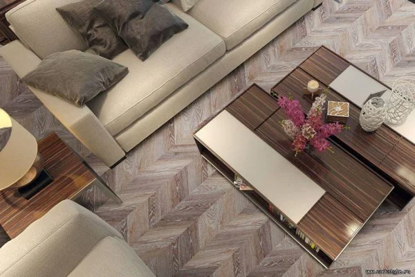 Пробковое покрытие CorkStyle Chevron Brown (1235*305*6 мм) HC в Оренбурге