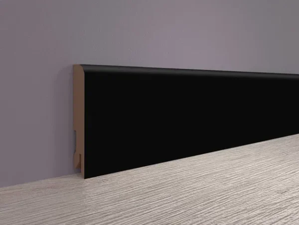Плинтус MDF Bonkeel 24032 Чёрный Софт (100х16х2400 мм) в Оренбурге