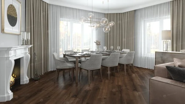 Каменно-полимерная плитка Alpine Floor Real Wood Дуб Мокка ECO 2-2, 6 мм 43 класс в Оренбурге