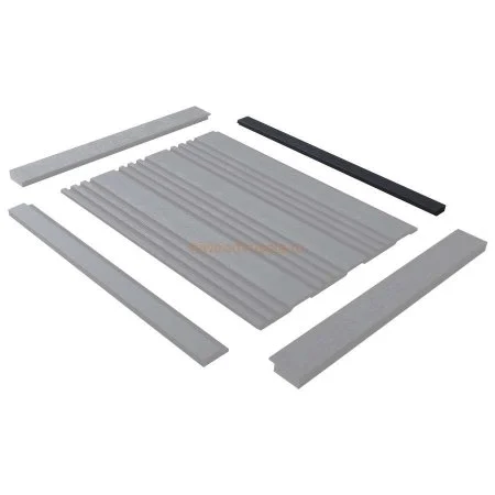 Финишный молдинг LF124B BK114K левый декорированный (31х12х2700мм) в Оренбурге