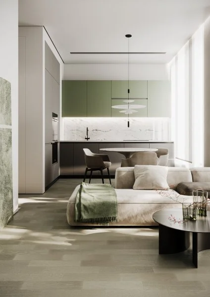 Паркетная доска Quartz Parquet Штучный паркет Дуб Лунный 44-1258-08 в Оренбурге