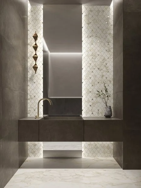 Керамогранит Italon Этернум Каррара Мозаика Вертекс 25.8х30 (Натуральная) в Оренбурге