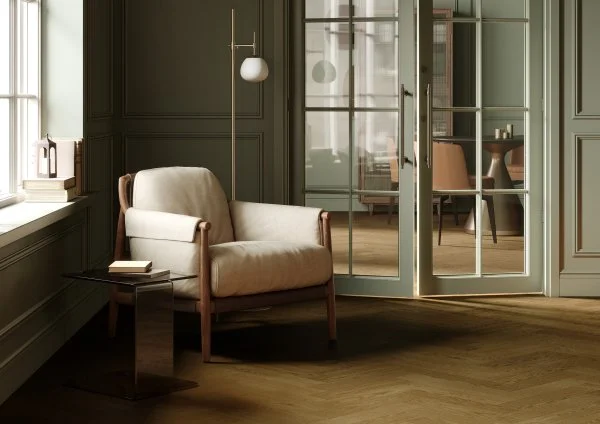 Паркетная доска Quartz Parquet Штучный паркет Дуб Кедровый Латте 44-1258-59 в Оренбурге