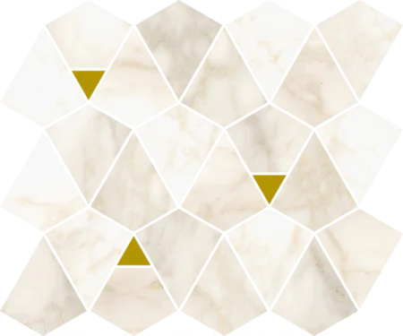 Керамогранит Italon Этернум Каррара Мозаика Вертекс 25.8х30 (Натуральная) в Оренбурге