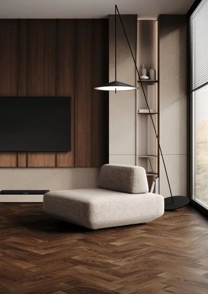 Паркетная доска Quartz Parquet Штучный паркет Орех Американский 44-400-29 в Оренбурге