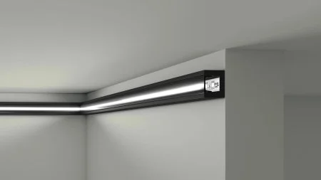 Профиль NMC Wallstyl IL12 Black (25х20х2000мм) в Оренбурге