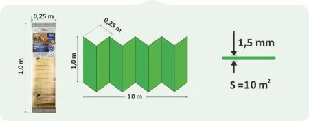 Подложка Солид 1,5мм для LVT ANTI SLIP (10м2) в Оренбурге