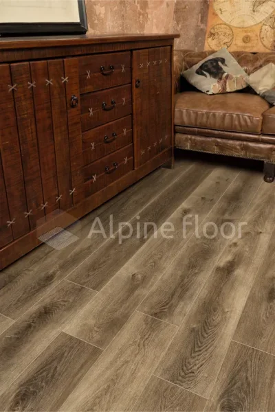 Кварц-виниловая плитка Alpine Floor Premium XL Дуб Коричневый ЕСО 7-9, 8 мм. 43 класс в Оренбурге