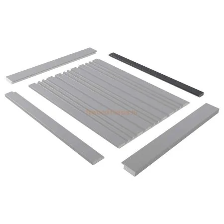 Финишный молдинг LF124B GR3 левый декорированный (31х12х2700мм) в Оренбурге