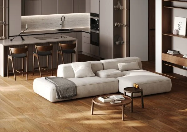 Паркетная доска Quartz Parquet Классик 5 мм Дуссия Африканская 550-63 в Оренбурге