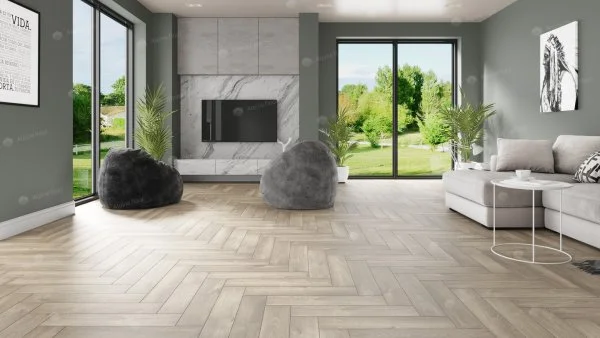 Кварц-виниловая плитка Alpine Floor Parquet Дуб Натуральный Отбеленный ЕСО 16-5 2.5 мм. 43 класс в Оренбурге