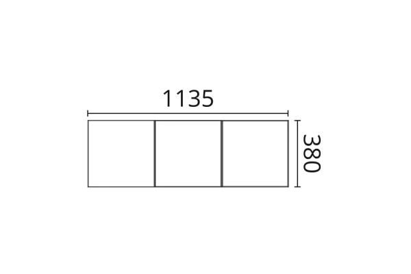 Декоративная панель NMC Arstyl Domino (113.5x38x3.8 см) в Оренбурге