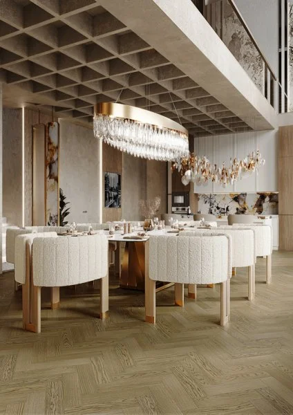 Паркетная доска Quartz Parquet Штучный паркет Дуб Конго 44-1258-54 в Оренбурге